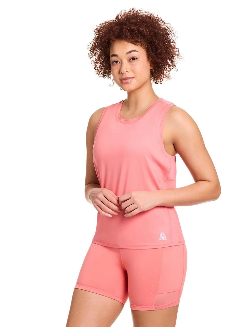 Reebok Women’s On The Run Cropped Tank Top