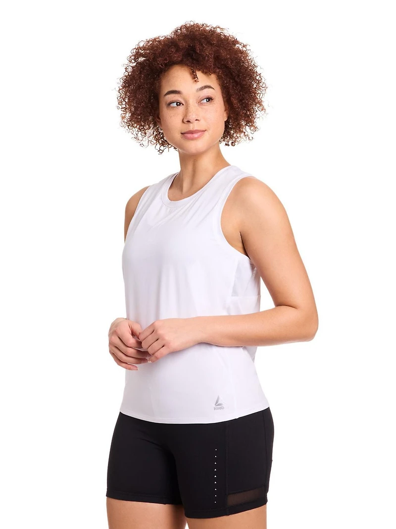 Débardeur court Reebok On The Run pour femmes