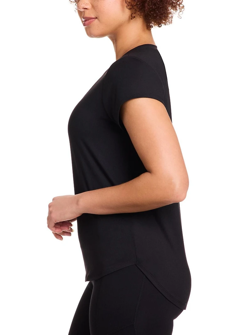 Reebok Women’s On The Run Short Sleeve Top