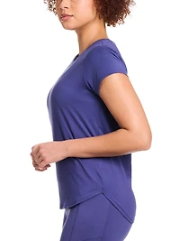 Haut à manches courtes sur la course Reebok pour femmes