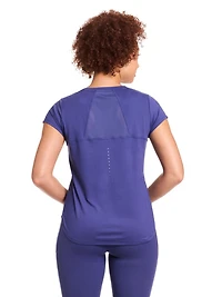 Haut à manches courtes sur la course Reebok pour femmes