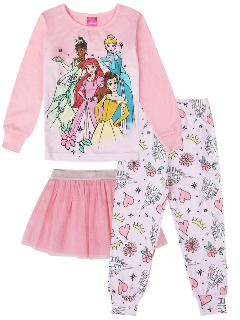 Pyjama trois pièces de Princesse pour fille