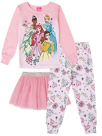 Pyjama trois pièces de Princesse pour fille