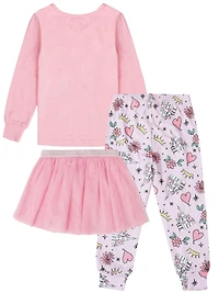 Pyjama trois pièces de Princesse pour fille