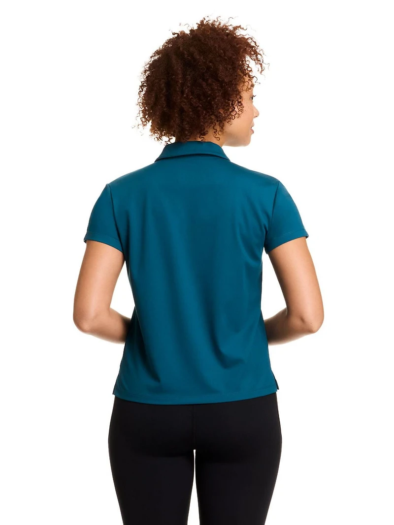Reebok Women’s Prep Meet & Greet Short Sleeve Polo Top