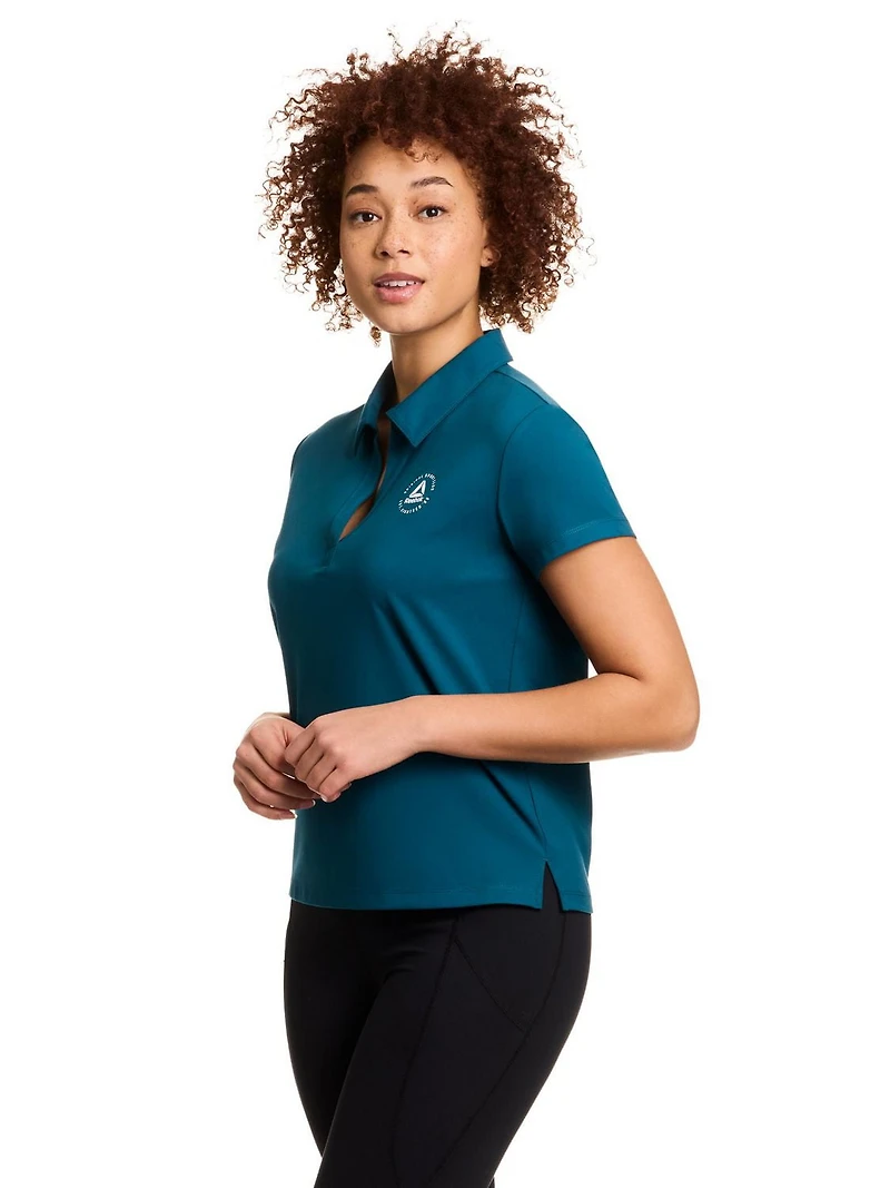 Reebok Women’s Prep Meet & Greet Short Sleeve Polo Top