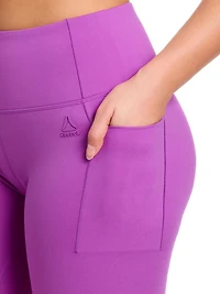 Reebok Women’s ‘Reflex’ High-Rise 7” Inseam Biker Shorts with Pockets