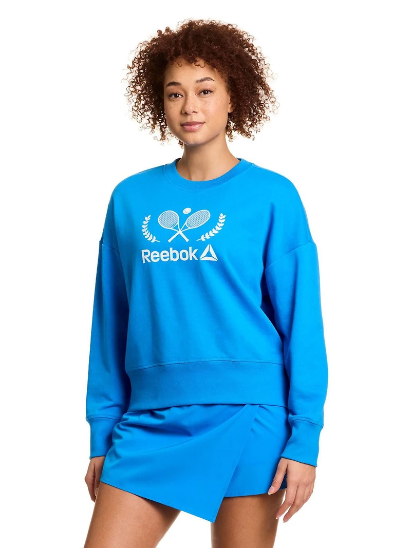 Reebok Prep Women's French Terry Crewneck Sweatshirt, Sizes XS-2XL