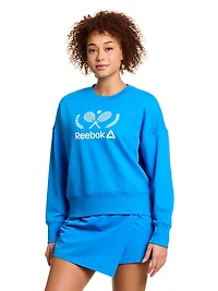 Reebok Prep Women's French Terry Crewneck Sweatshirt, Sizes XS-2XL