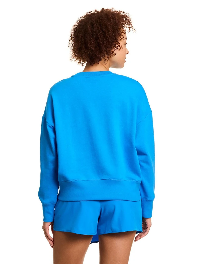 Reebok Prep Women's French Terry Crewneck Sweatshirt, Sizes XS-2XL