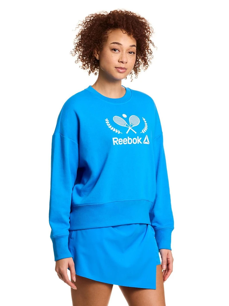 Reebok Prep Women's French Terry Crewneck Sweatshirt, Sizes XS-2XL