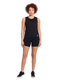 Reebok Women’s On the Run High-Rise 5” Inseam Biker Shorts with Pockets
