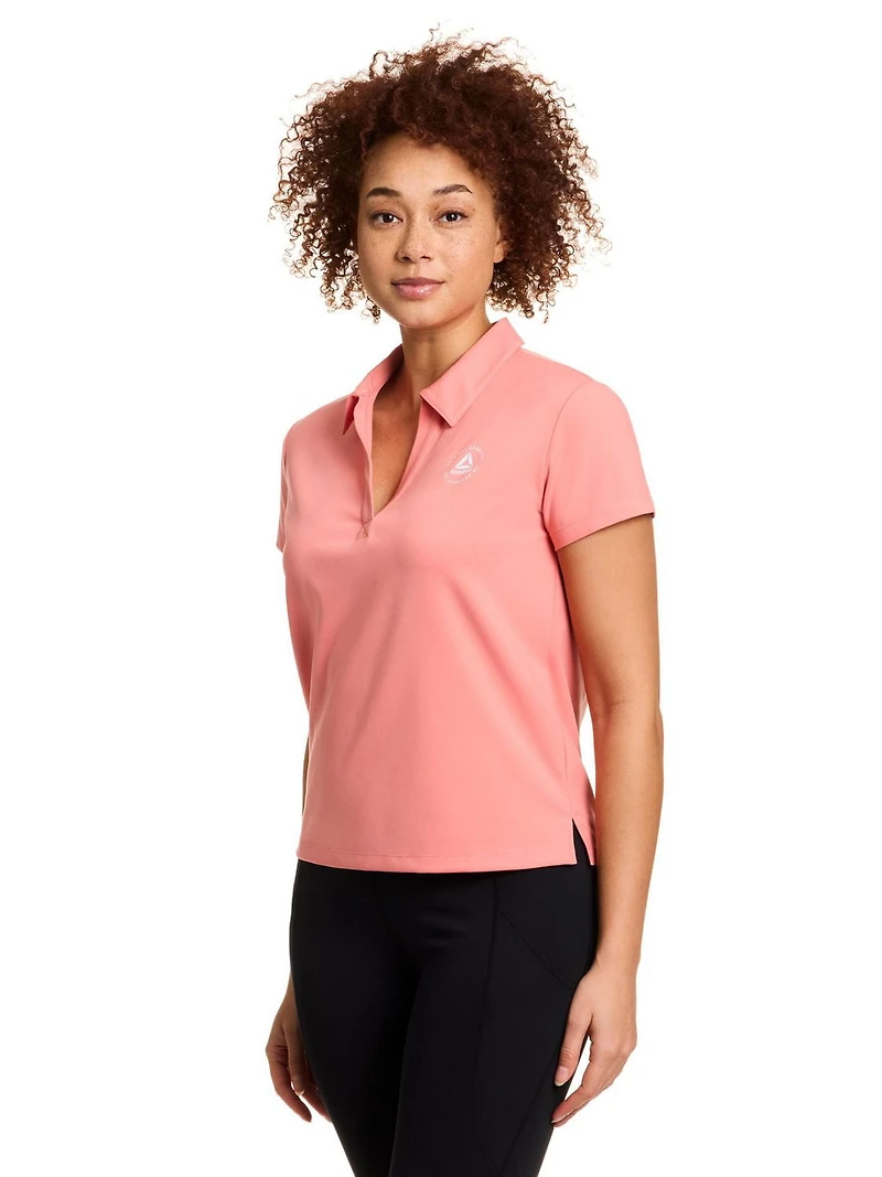 Reebok Women’s Prep Meet & Greet Short Sleeve Polo Top