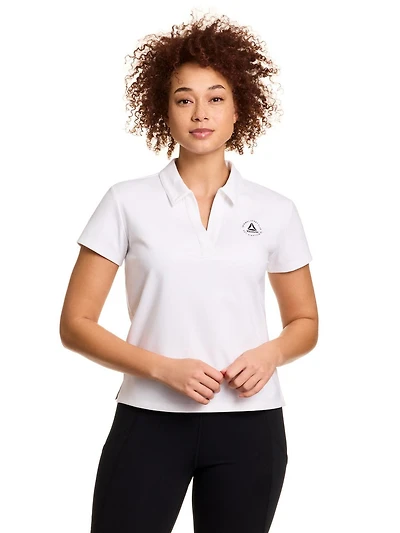 Reebok Women’s Prep Meet & Greet Short Sleeve Polo Top