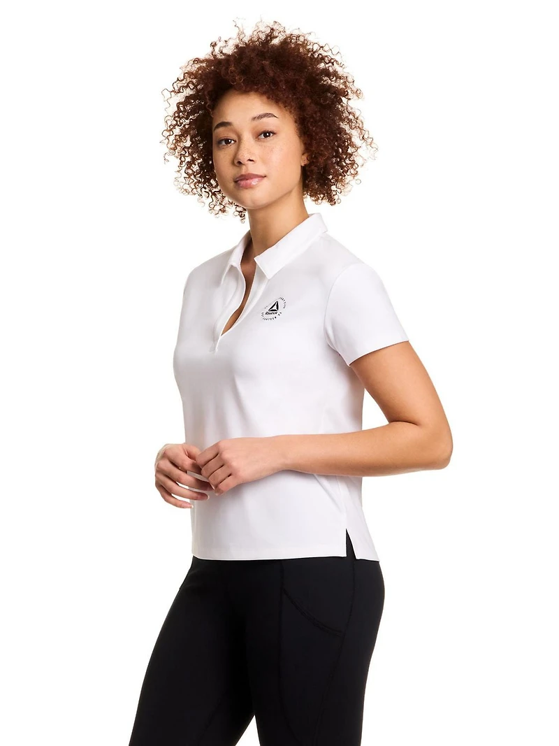 Reebok Women’s Prep Meet & Greet Short Sleeve Polo Top