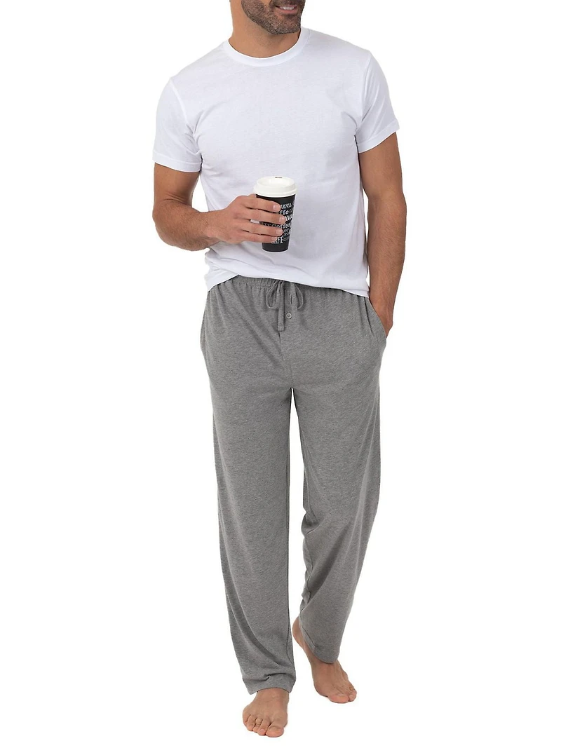 Pantalon de sommeil de Fruit of the Loom - gris