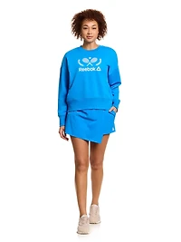 Reebok Prep Women's French Terry Crewneck Sweatshirt, Sizes XS-2XL