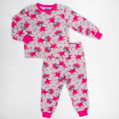 Trolls Ensemble pyjama 2 pièces pour filles. Inclus haut à manche longue et pantalon