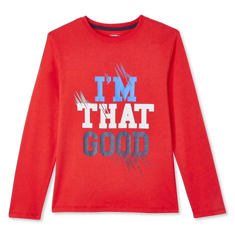 T-shirt de sport avec imprimé graphique George pour garçons