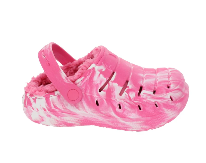 Chaussures sabots en fausse fourrure Rugged Shark pour filles