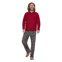Pyjama 2 pièces des fêtes George pour hommes