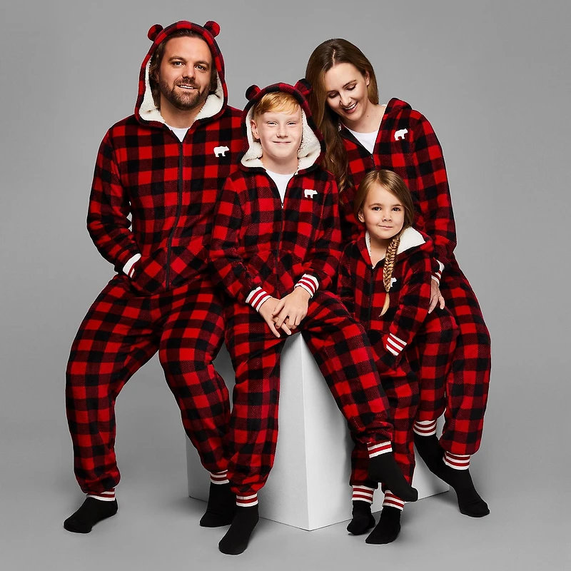 Canadiana Family Fleece Sleepers