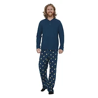 Pyjama 2 pièces des fêtes George pour hommes