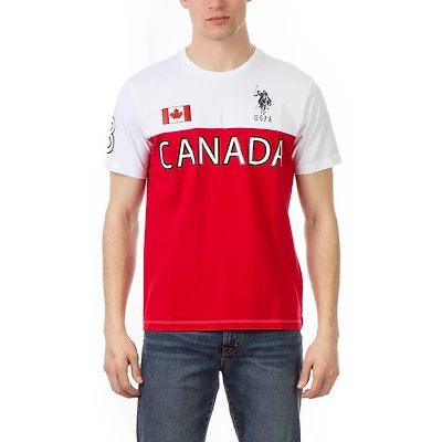 T-SHIRT FÊTE DU CANADA POUR HOMMES USPA