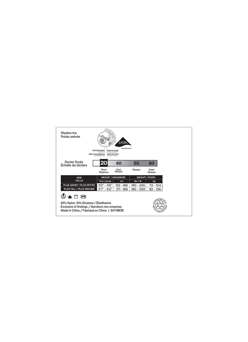 Secret® Freedom Plus Bas aux Genoux 2pk
