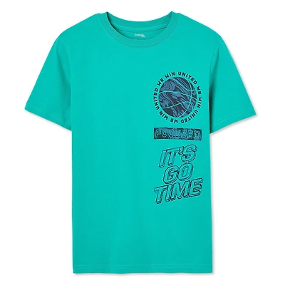 T-shirt sport à manches courtes George pour garçons Tailles TP–TG