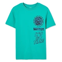 T-shirt sport à manches courtes George pour garçons Tailles TP–TG