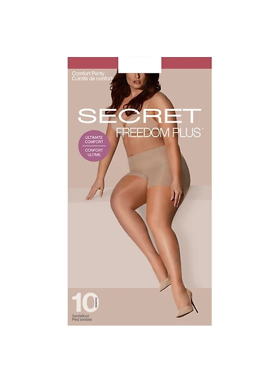 Secret Freedom Plus Invisible Sheer P1 Pantyhose