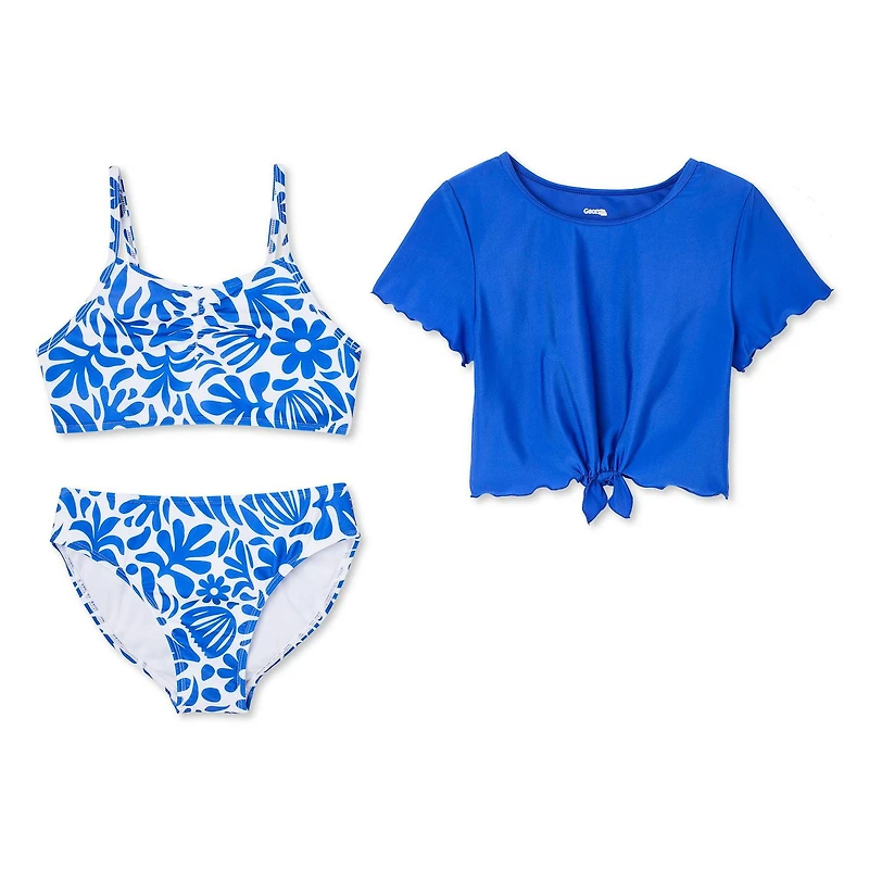 George Girls' Rash Guard 3-Piece Set