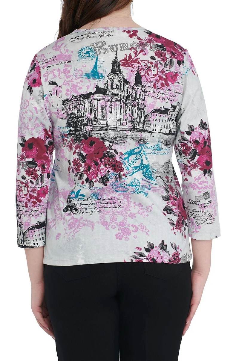 Alia Women's Crew Neck Top
