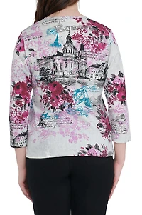 Alia Women's Crew Neck Top