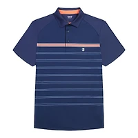 IZOD MENS SHORT SLEEVE GOLF STRIPE POLO