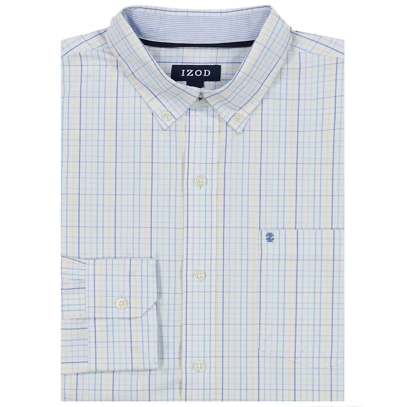 IZOD MENS LONG SLEEVE CLASSIC WOVEN