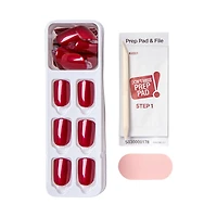 KISS ImPRESS Color - 30 faux ongles, courts Gel en minutes