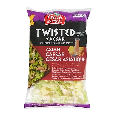 Fresh Express Twisted Caesar Asian Caesar Chopped Salad Kit