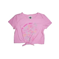 Girls We Wear - Haut cravate douce à l'avant Make Journey pour filles