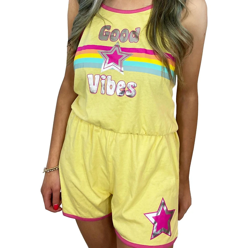 Filles que nous portons mignonne barboteuse Good Star Vibes