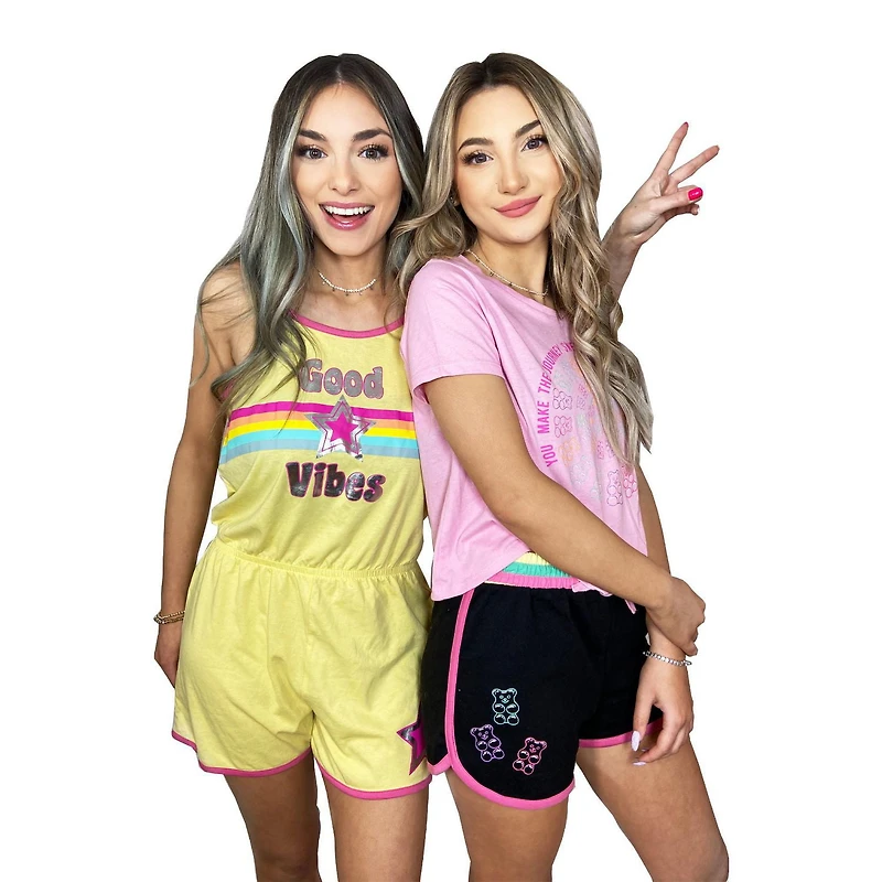 Filles que nous portons mignonne barboteuse Good Star Vibes