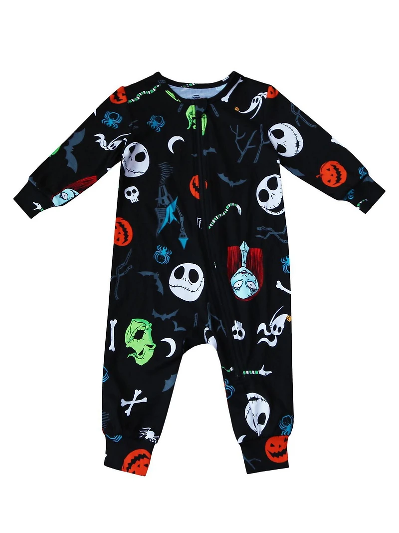 Pyjama 1 pièce  - Nouveau-Né Bébé - Garçons Night Before Christmas Tailles: 0 - 24M