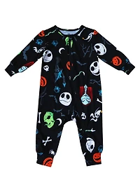 Pyjama 1 pièce  - Nouveau-Né Bébé - Garçons Night Before Christmas Tailles: 0 - 24M