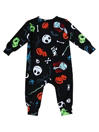 Pyjama 1 pièce  - Nouveau-Né Bébé - Garçons Night Before Christmas Tailles: 0 - 24M