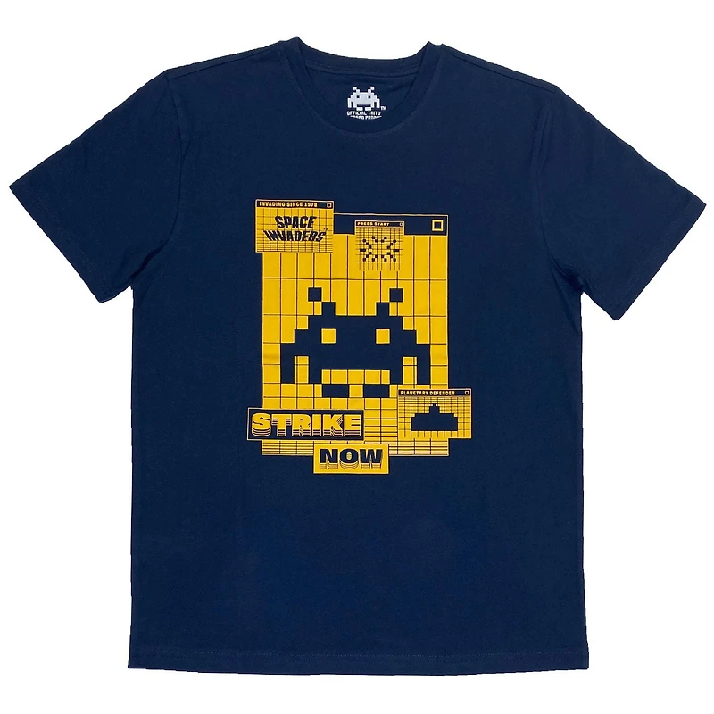 T-shirt graphique Space Invaders pour homme.