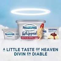 Philadelphia Whipped Roasted Red Pepper & Garlic Cream Cheese Product, 227g