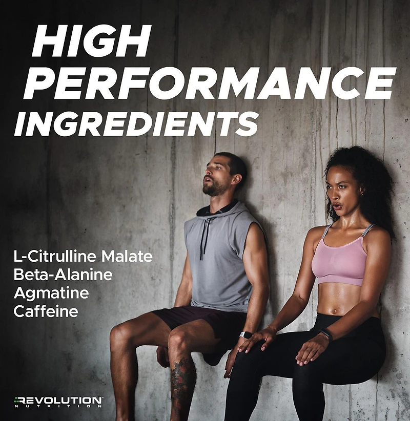 Revolution Nutrition TNT Pre-Workout Powder (Cerise sûre , 255 gr)
