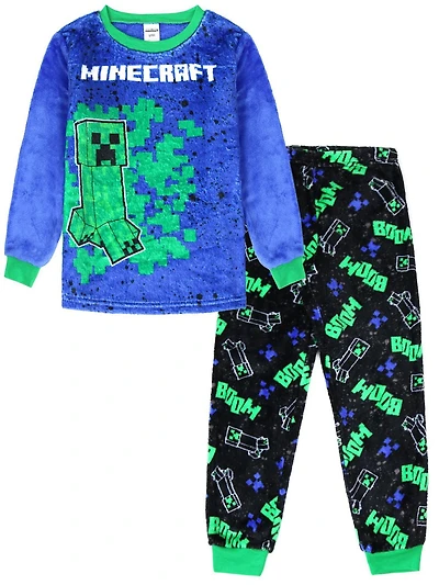 Minecraft Two-Piece Pajama Set for Boys