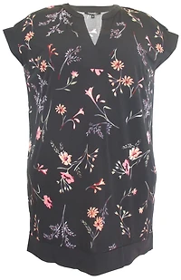 Robe droite pour dames avec manches courtes de George Plus